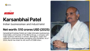 Read more about the article Karsanbhai Patel Net Worth: Monthly income, Biography