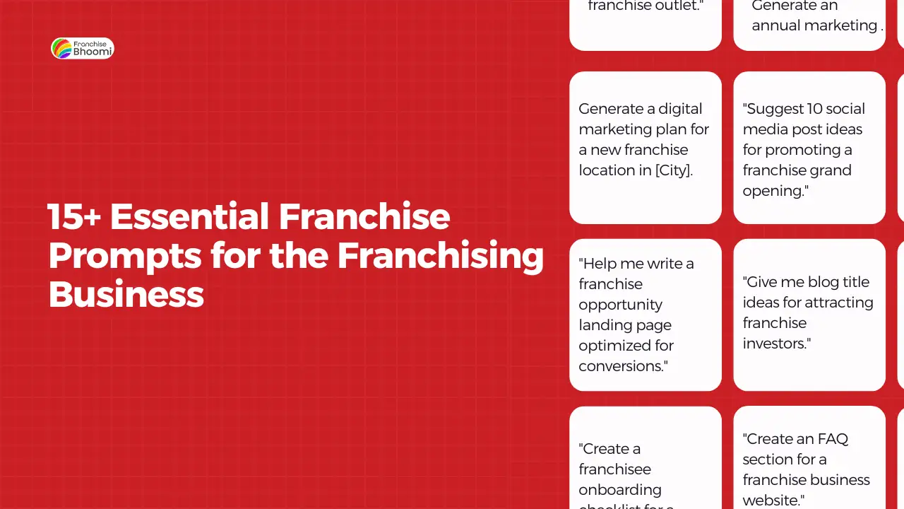 You are currently viewing 15+ Essential Franchise Prompts for the Franchising Business