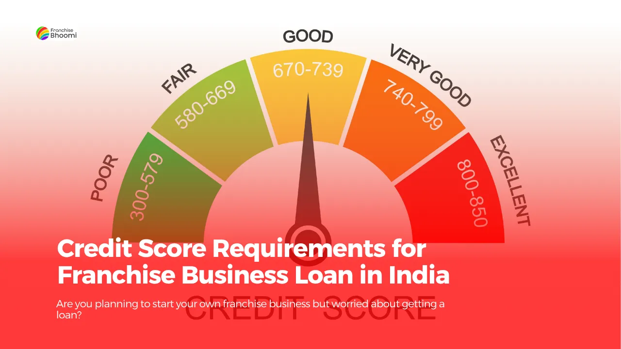 You are currently viewing Credit Score Requirements for Franchise Business Loan in India